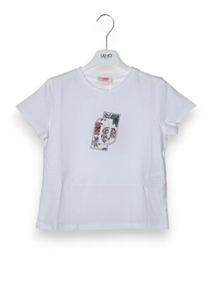 T-shirt stretch+lj fiori