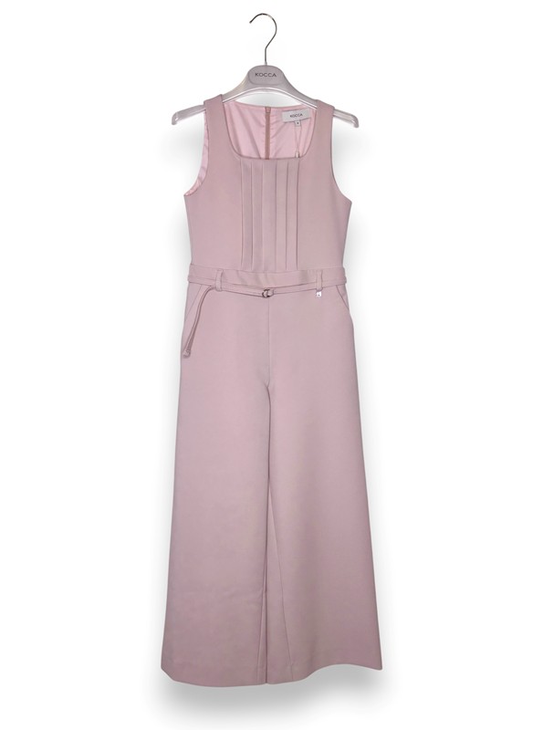 Tuta palazzo senza maniche crepe