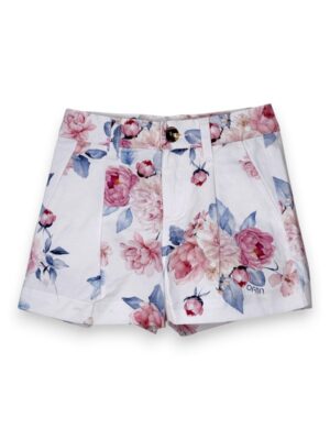 Short popeline stampa fiori