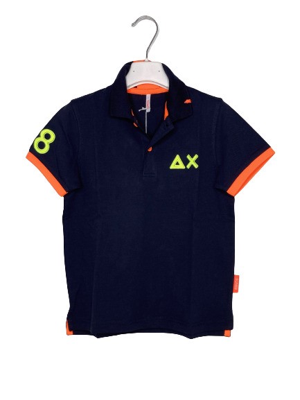 Polomm contrasti fluo piquet