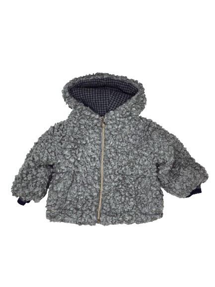 Giaccone+cappuccio+zip orsetto