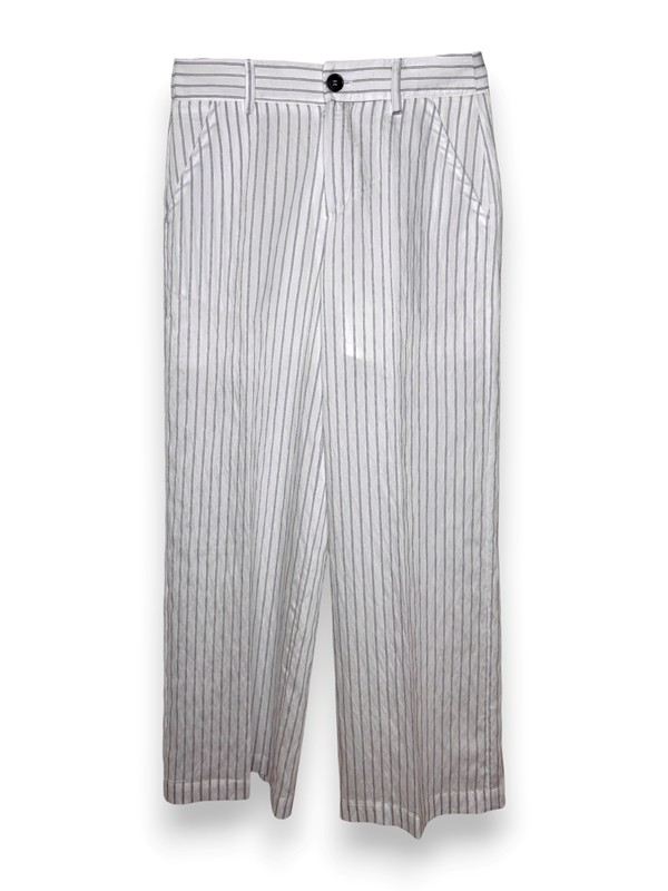 Pantalone palazzo gessato