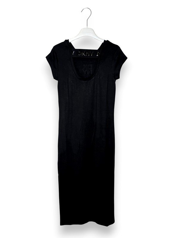 Abito tubino lungo+spacco dkny