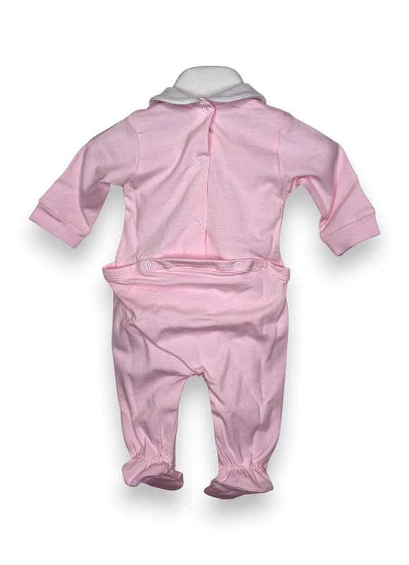 Tutina cotone orso in tinta