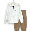 Tuta+zip+cappuccio jumpman bicolore