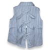 Camicia senza maniche rigata