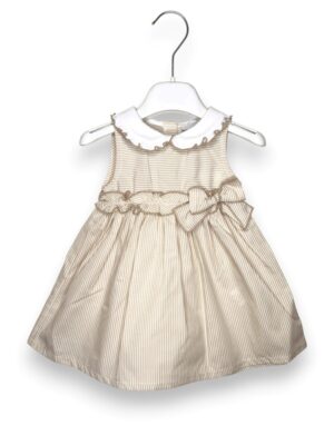 Scamiciato+fiocco rigato