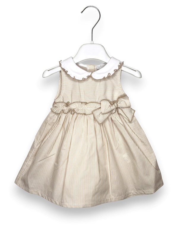 Scamiciato+fiocco rigato