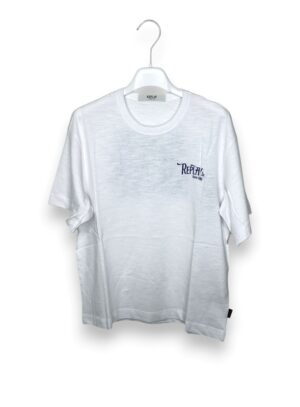 T-shirt cotone fiammata stampa r&s retro