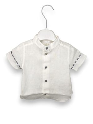 299D6AEF4992B2B818105F48BCB9D7A5_ Camicia coreana mezza manica lino