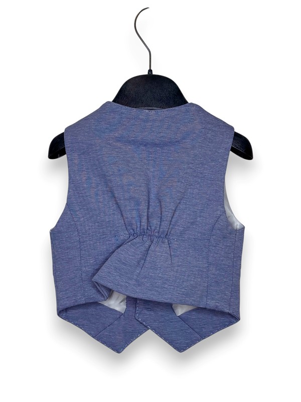 Gilet punto milano melange