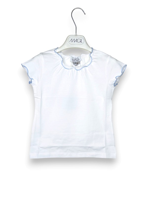 37BD3B5836D54D55466CB6FA8FC8144C_ T-shirt bordata arricciata