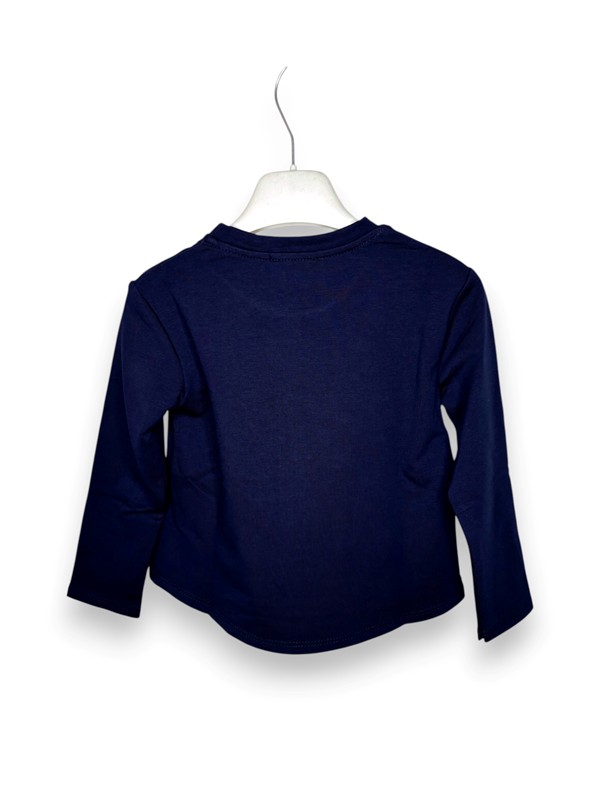 Felpa girocollo ricamo portofino