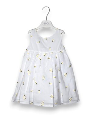 Scamiciato voile ricamato fiori