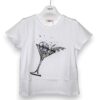 T-shirt stampa cocktail pietre
