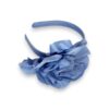 Cerchietto in taffeta con fiore