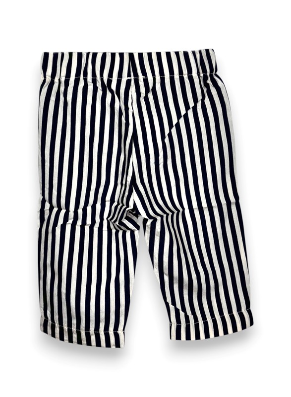 Pantalone con coulisse rigato