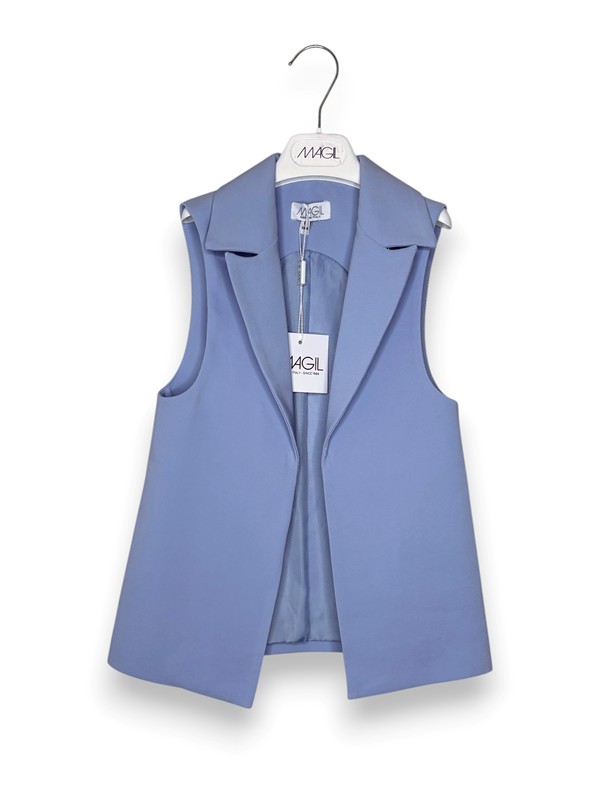 Gilet lungo bi-stretch