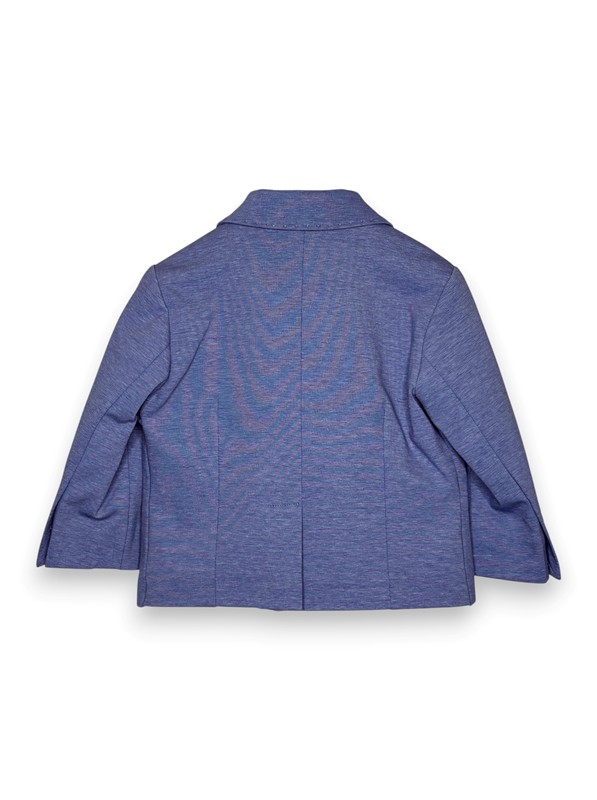 Giacca 2 bottoni punto milano melange