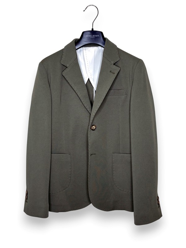 Giacca 2 bottoni piquet stretch