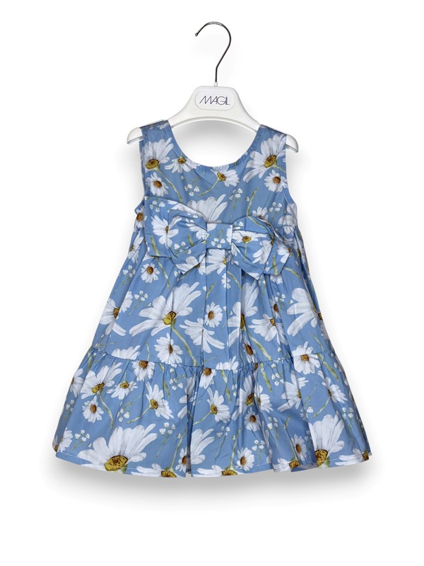 Scamiciato+fiocco stampa margherite