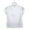 T-shirt mezza manica stampa vaso margherite