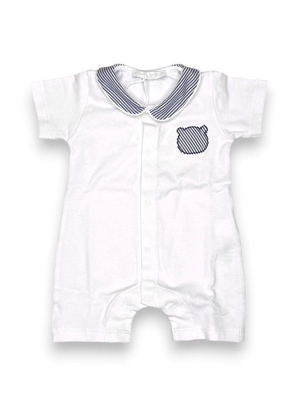 Pagliaccetto jersey colllo rigato