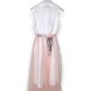 Abito cerimonia tulle bicolore