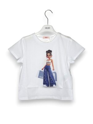 T-shirt stampa doll o spiaggia