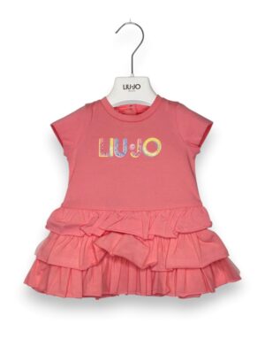 Abito a balze+liujo colorato