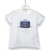 T-shirt stampa borsa glitter
