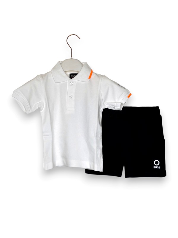 Polo+bermuda in felpa