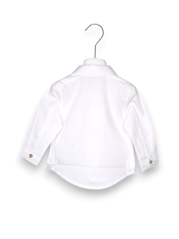 Camicia manica lunga popeline