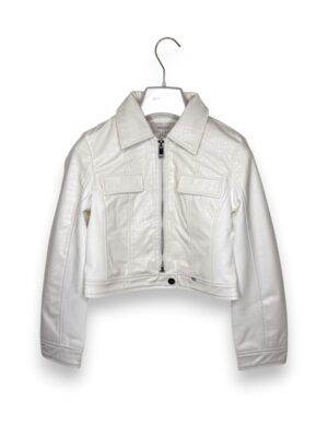 Giacchino ecopelle+zip stampa rettile