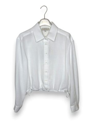 Camicia cropped+lacci garza