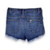 Short sfrangiato denim