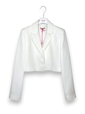 Giacca corta crepe