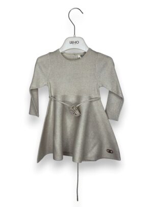 1E1937B41F776C66E396B99F8F259FD7_ Abito in maglia svasato+cintura lurex