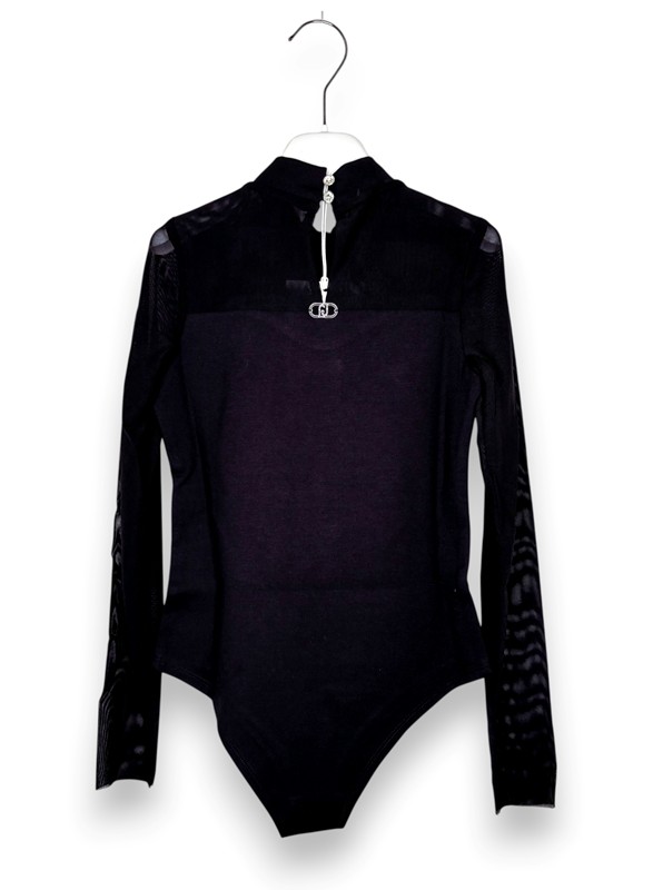 Body manica in tulle