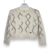 Girocollo trecce paillettes