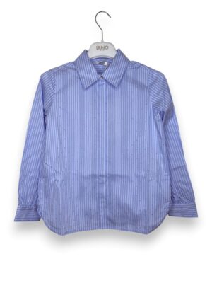 76F0E8F054245DAE3E9E44BE299E9FEA_ Camicia popeline rigato+swarowsky