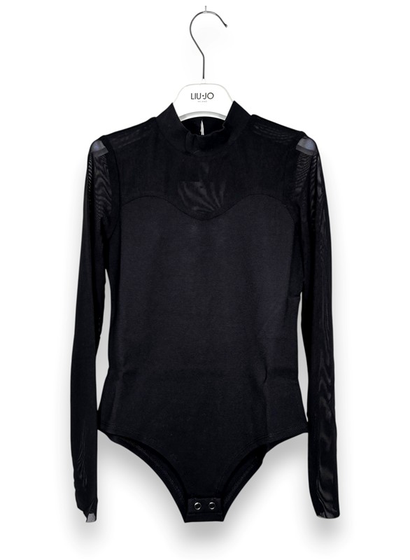 Body manica in tulle