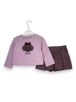95618785821C4A9C780114C9716E1251_ Felpa girocollo+short galles+cane