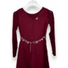 B08B3E3E4B74F23C9B28B35011326758_ Abito svasato+cintura+maniche tulle