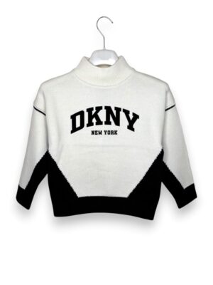 C83FB808E00DD94F7F2F12172FE7B1BB_ Lupetto over lana bicolore dkny