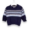 Girocollo jacquard norvegese cotone