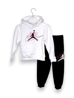 559228A5A1F660D81685F61245D433FB_ Tuta felpa+cappuccio bicolore jordan