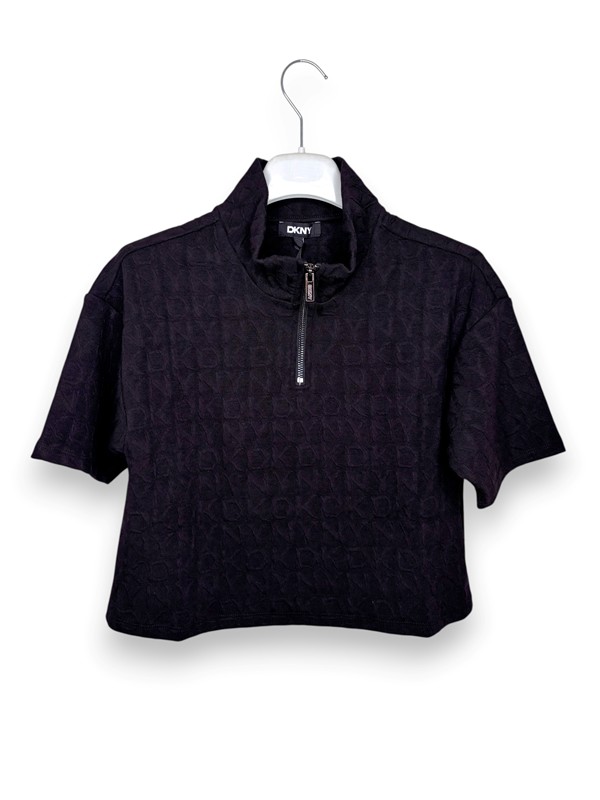Polo over ricamo all over dkny