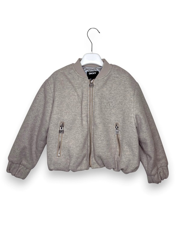 Bomber in flanella melange