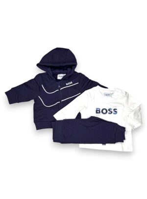 89232C94D2E7FDB123AB254E93DC1746_ Box3pezzi tuta jogging+t-shirt boss